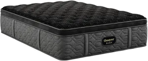 Side view of Sleep Essentials Manito collection queen-size pillow top mattress 